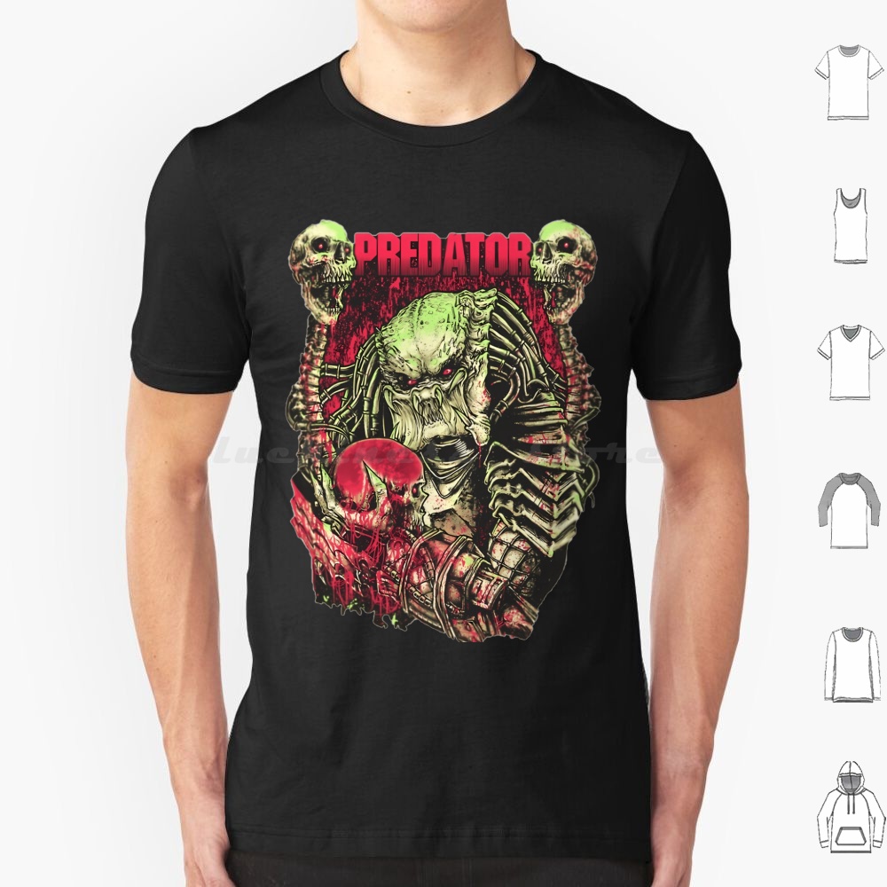 Science Hunter - Kaos Seni Ukuran Besar 100% Katun