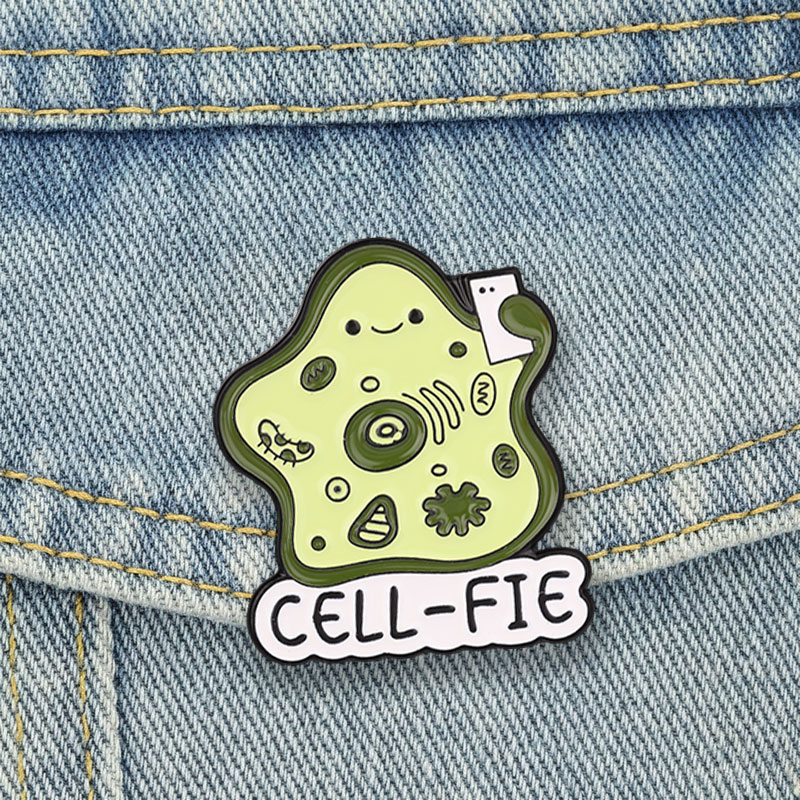 Science Buddies - Pin Enamel Sel Biologi CELL-FIE, Bros