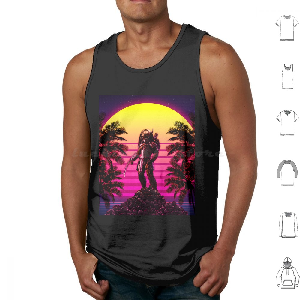 Science Hunter - Rompi Tank Top Gambar Retro Tanpa