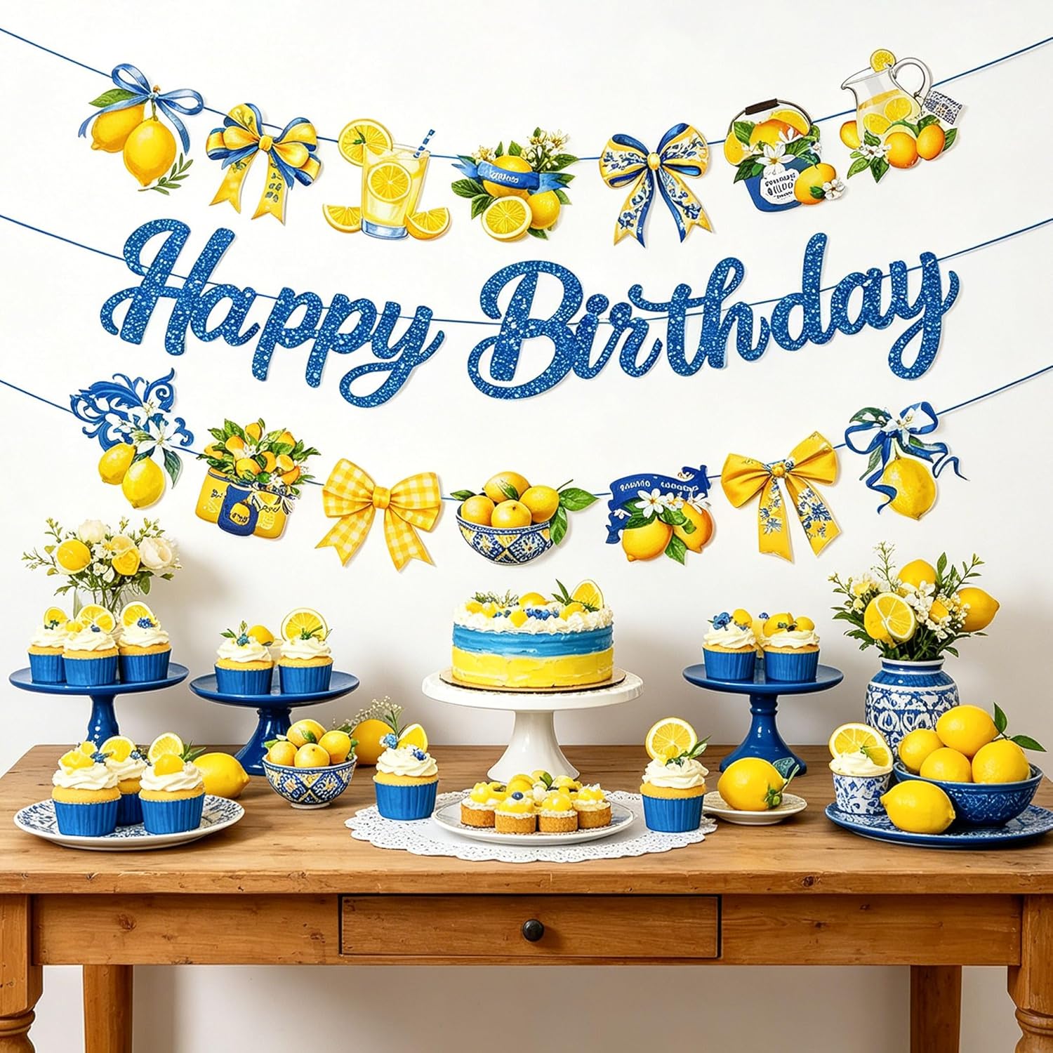 Science Of Happiness - Set Spanduk Selamat Ulang Tahun Lemon