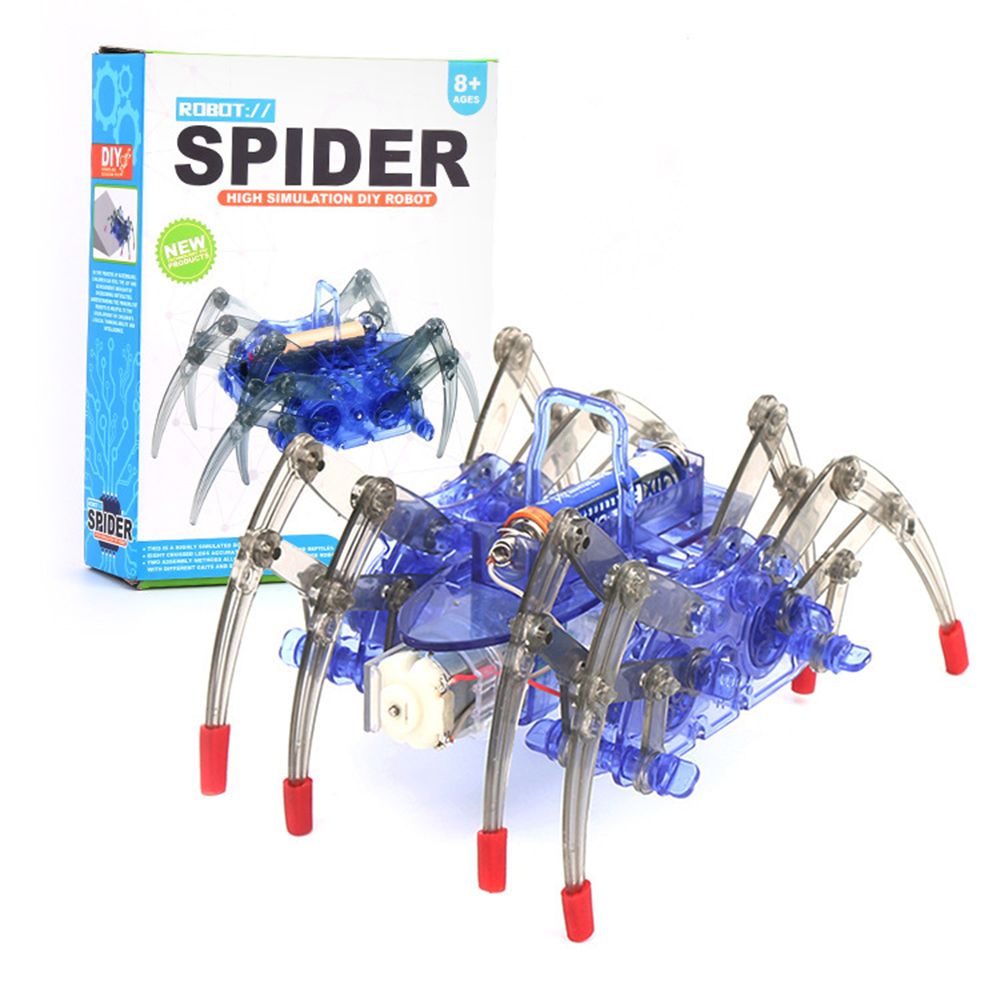 Science Project Robot - Kit Robot Laba-laba Bionik Elektrik DIY