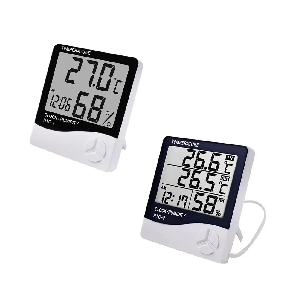Weather Station Indoor - Termometer dan Higrometer Digital LCD Dalam