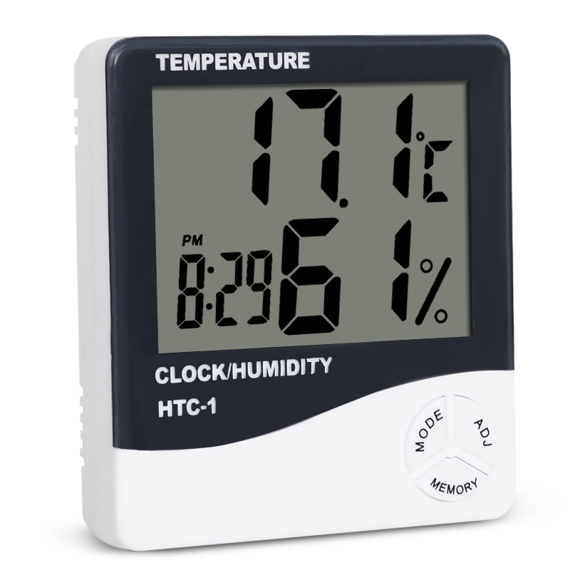 Weather Station Indoor - HTC-1 Mengukur Suhu Kamar Dalam Ruangan