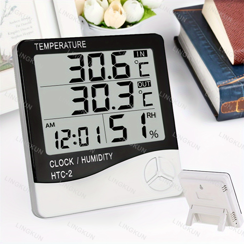 Termometer higrometer Digital, - Weather Station Indoor ulasan dan harga
