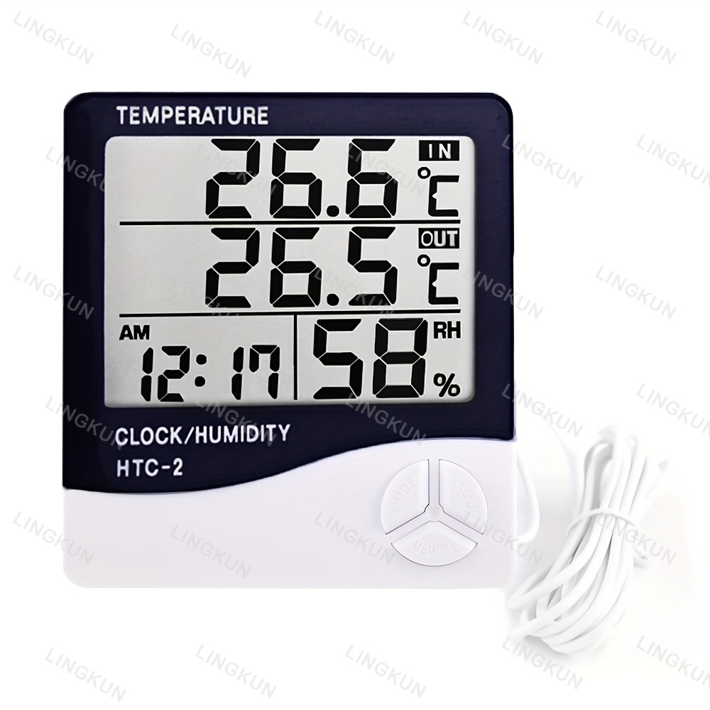 Termometer higrometer Digital, - Weather Station Indoor ulasan dan harga