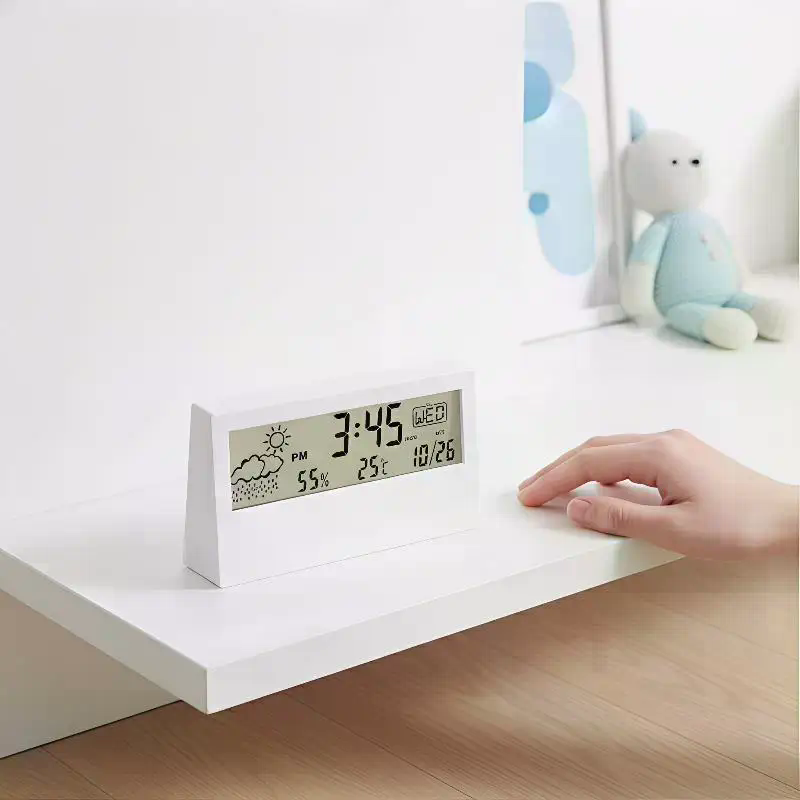 Jam Termo Higrometer Elektroni - Weather Station Indoor ulasan dan harga