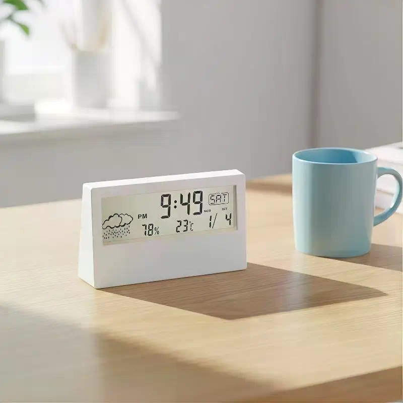 Jam Termo Higrometer Elektroni - Weather Station Indoor ulasan dan harga