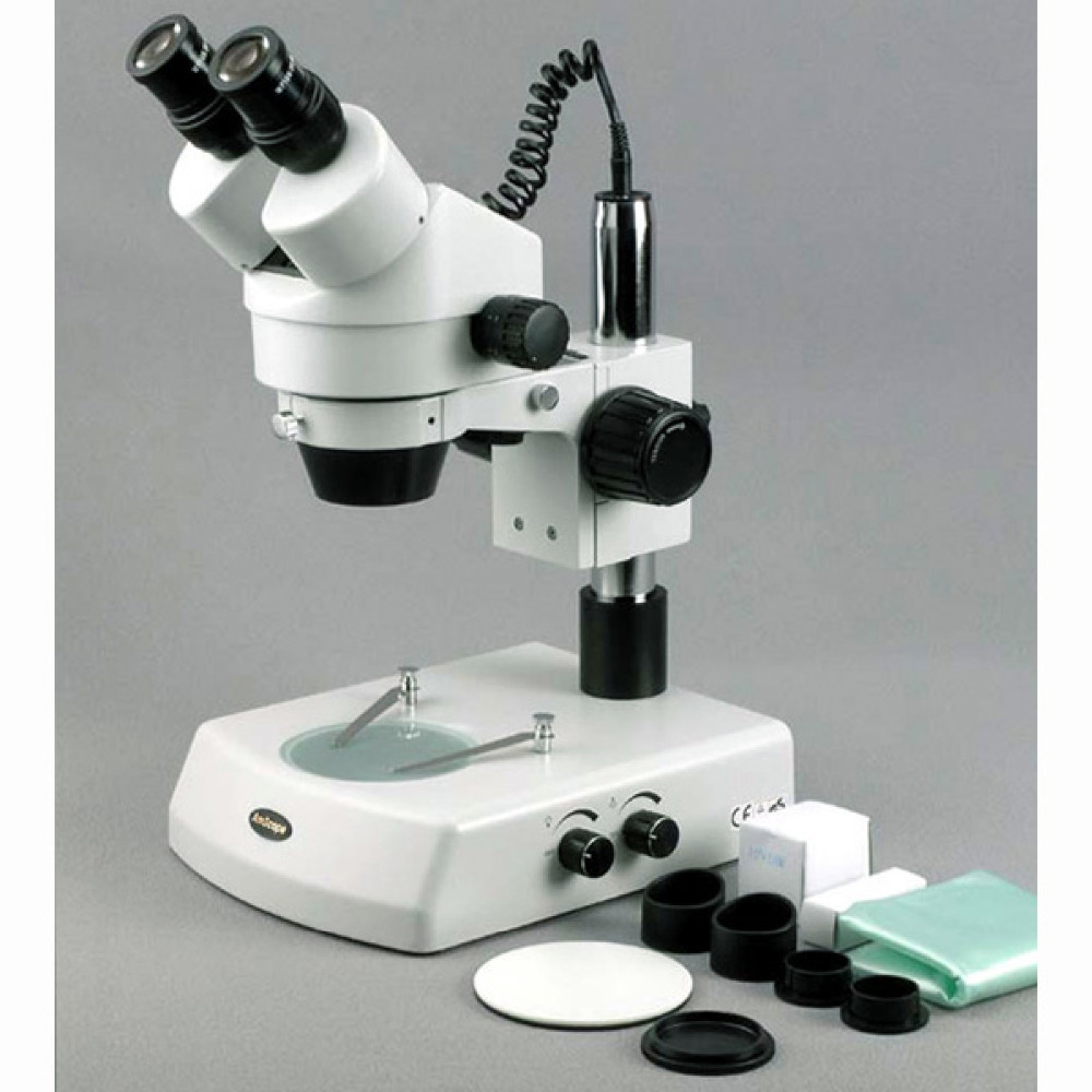 Mikroskop Stereo Zoom Binokule - Amscope Microscope Stereo 7X-45X ulasan dan harga