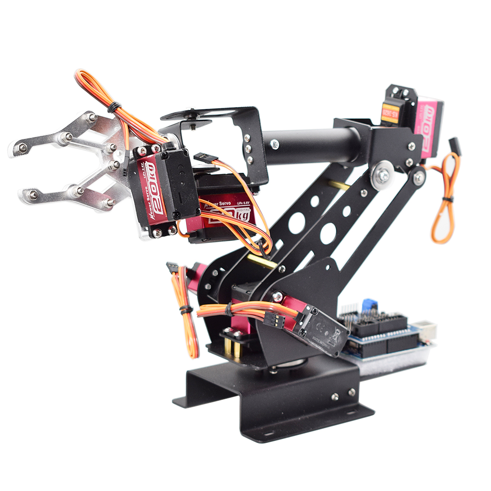 Kontrol Ps2 6 DOF Lengan Robot - Robot Arm Motor ulasan dan harga
