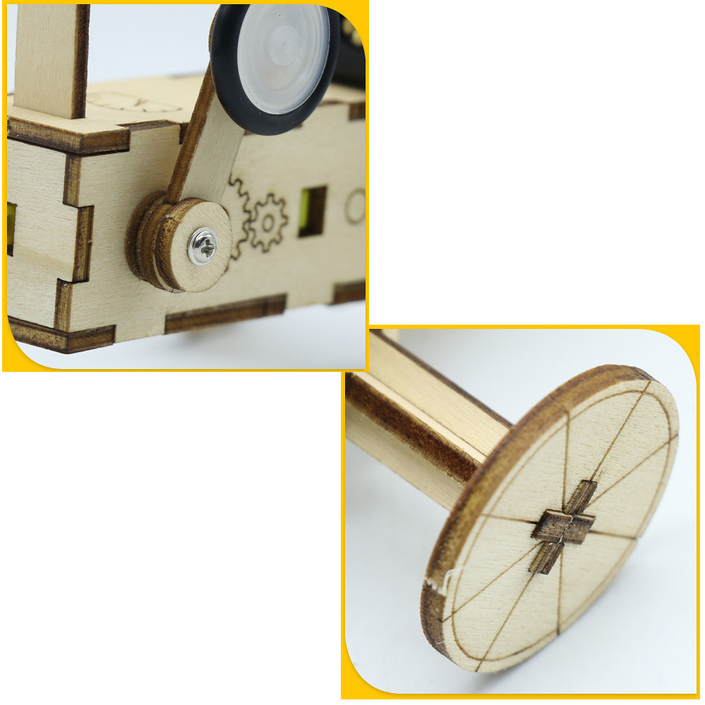 DIY reptil Robot listrik kayu  - Science Robot ulasan dan harga