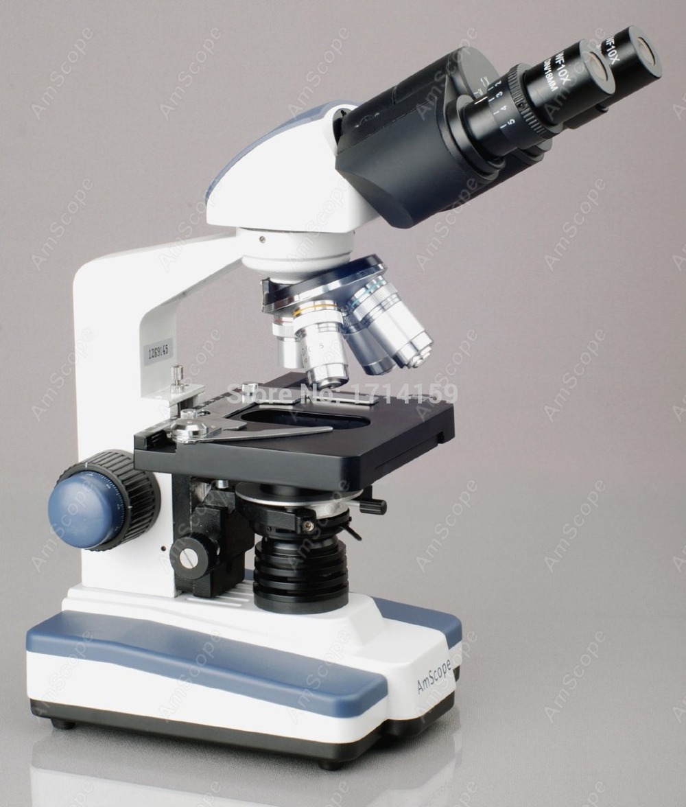 Mikroskop Binokuler LED AmScop - Amscope Microscope Compound 40X-1000X ulasan dan harga