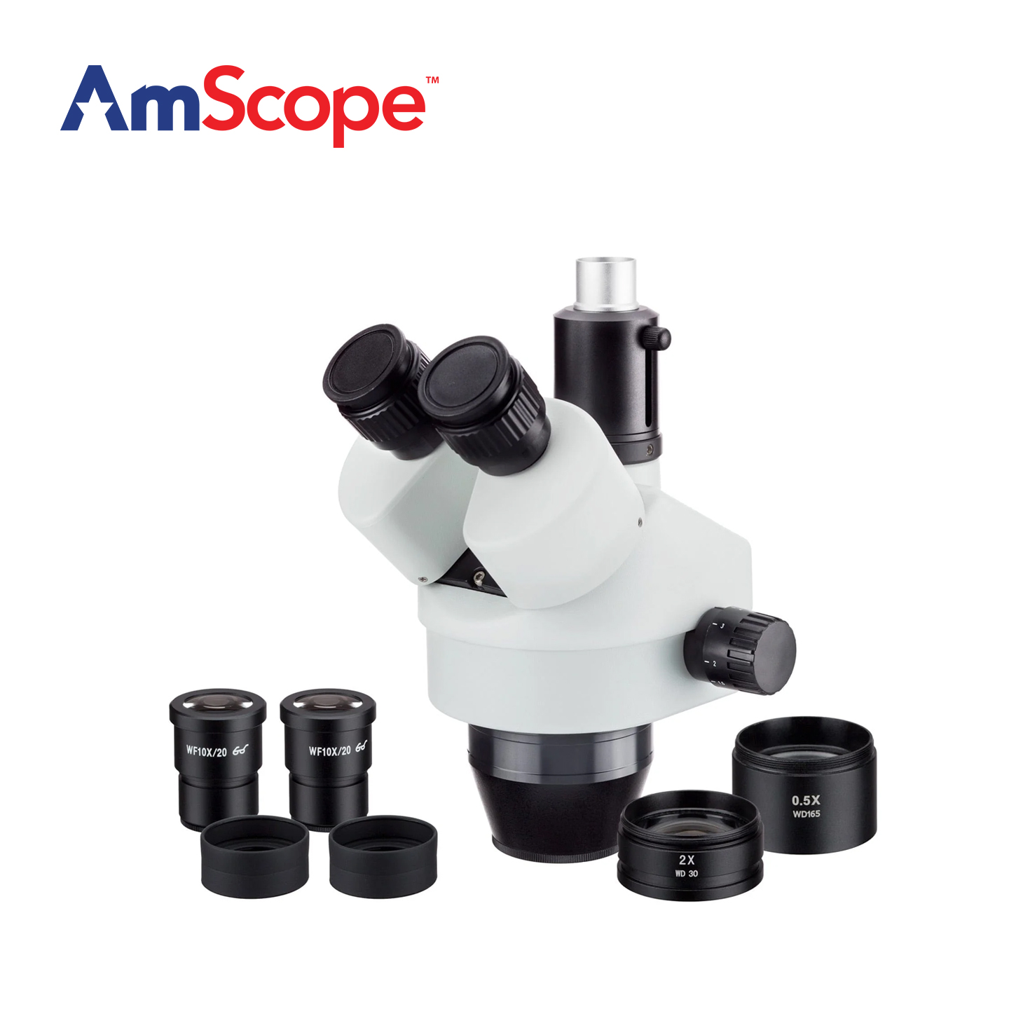 Kepala Mikroskop Stereo Zoom T - Amscope Microscope Stereo 7X-45X ulasan dan harga