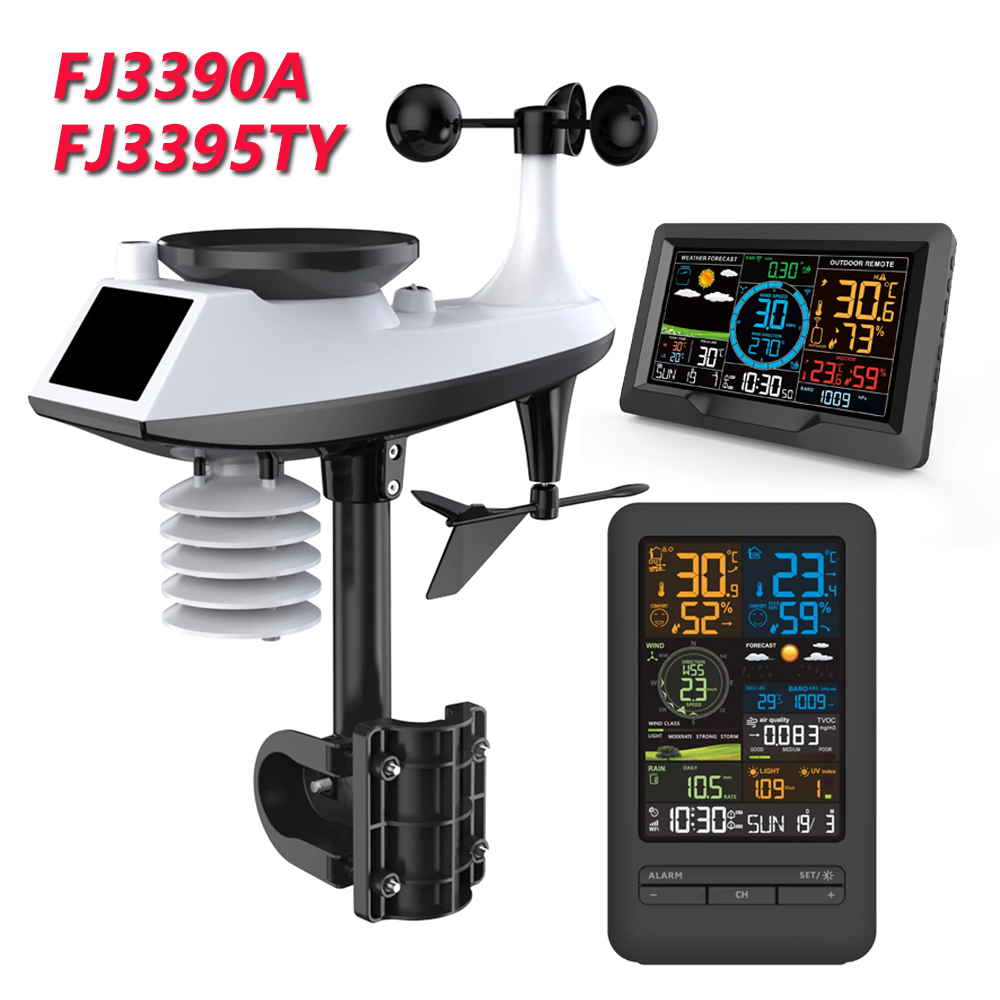 FJ3395TY /FJ3390A termometer S - Weather Station Indoor ulasan dan harga