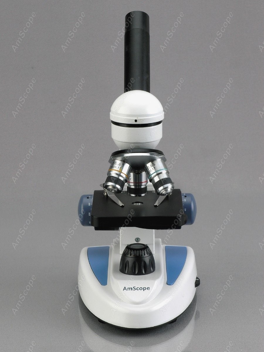 Mikroskop Monokuler Tanpa Kabe - Amscope Microscope Compound 40X-1000X ulasan dan harga