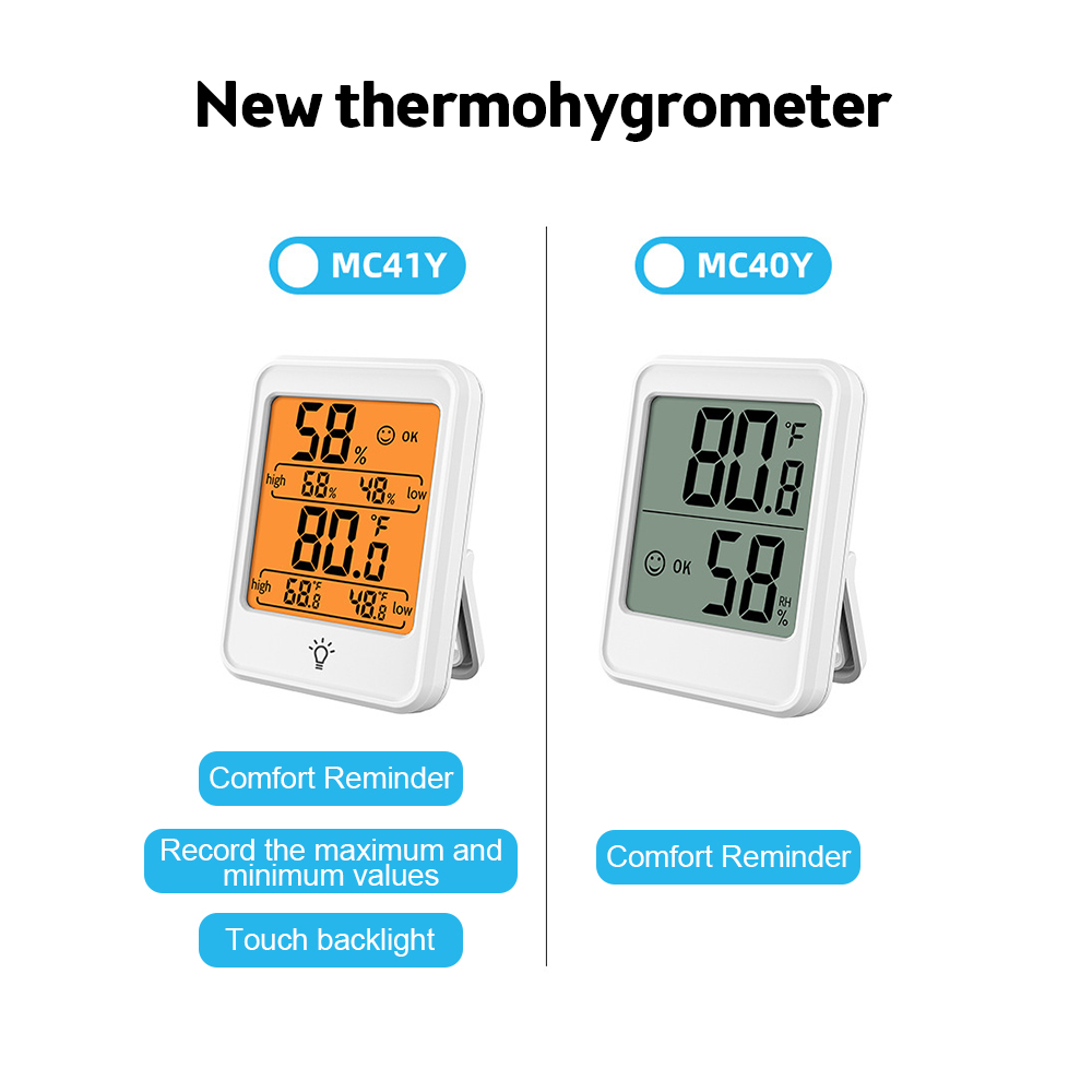 MC40 MC41 termometer higromete - Weather Station Indoor ulasan dan harga