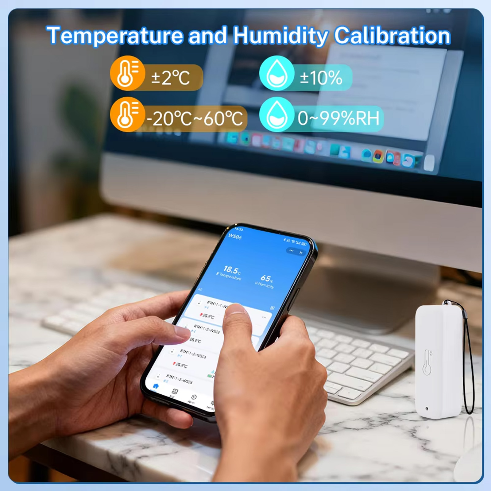 Stasiun Cuaca Tuya WiFi+RF433, - Weather Station Indoor ulasan dan harga