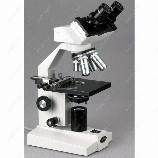 Mikroskop Biologi Binokuler Se - Amscope Microscope Compound 40X-1000X ulasan dan harga