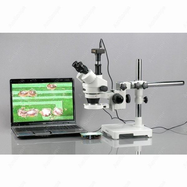 Mikroskop Stereo Trinokuler Zo - Amscope Microscope Stereo 7X-45X ulasan dan harga