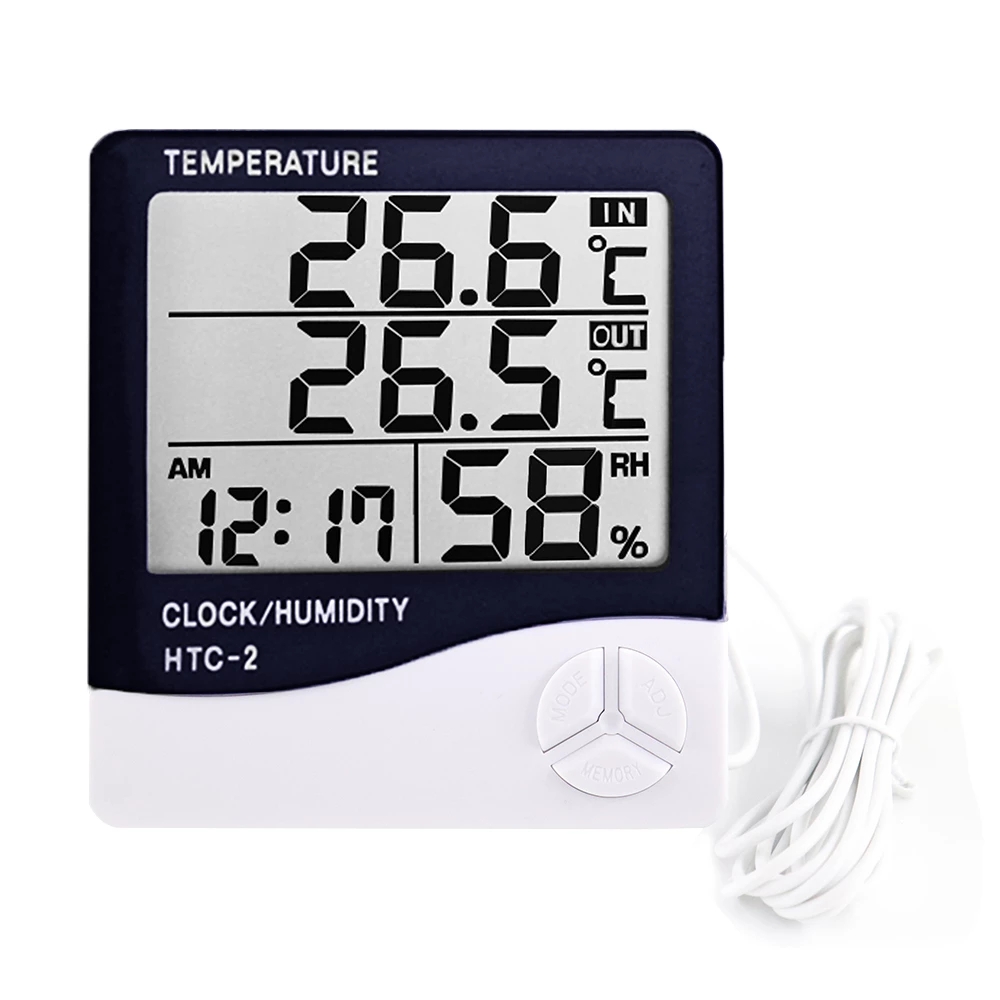 LCD BARU Elektronik Digital Su - Weather Station Indoor ulasan dan harga