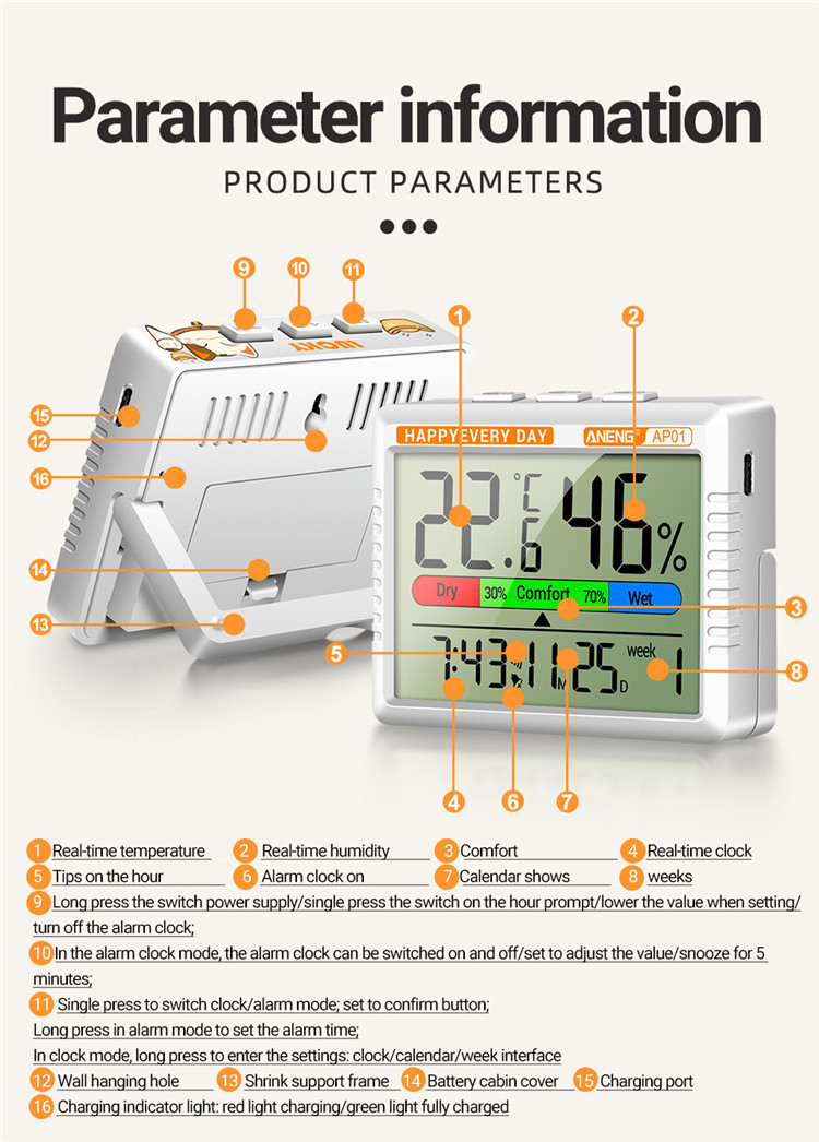 Termometer Udara Cerdas Metera - Weather Station Indoor ulasan dan harga