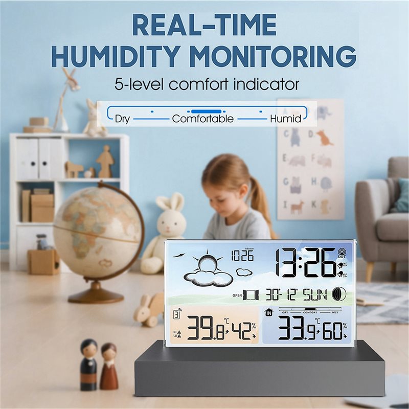 BARU TERSEDIA - Stasiun Cuaca  - Weather Station Indoor ulasan dan harga